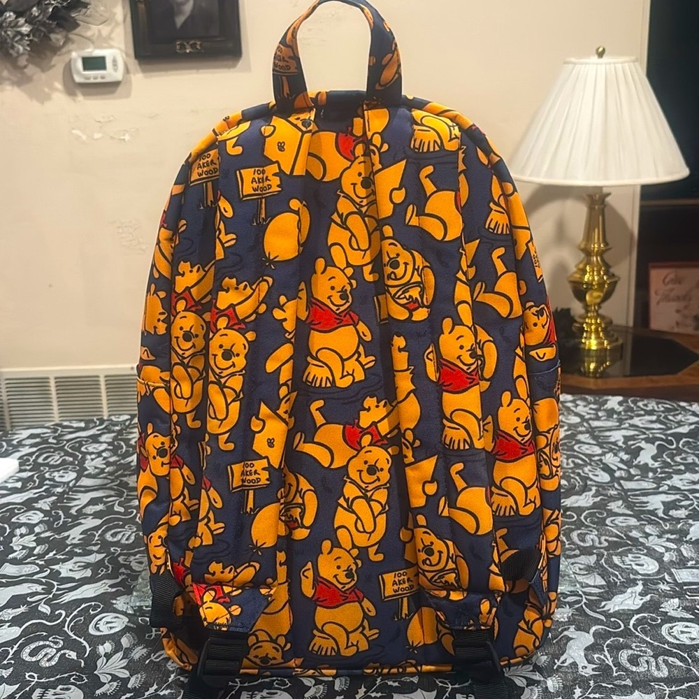 Loungefly x Winnie the Pooh Allover-Print Nylon Backpack - Picture 4 of 8